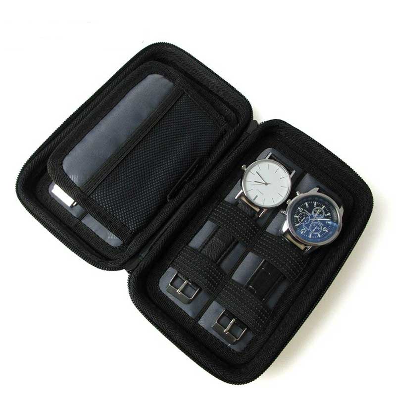 <span>Horloge Reiskoffer Zwart 4&nbsp;Vakken</span>