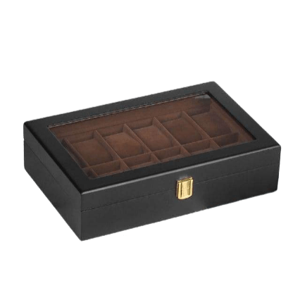 WATCH STORAGE BOX <br/> 12 SLOTS